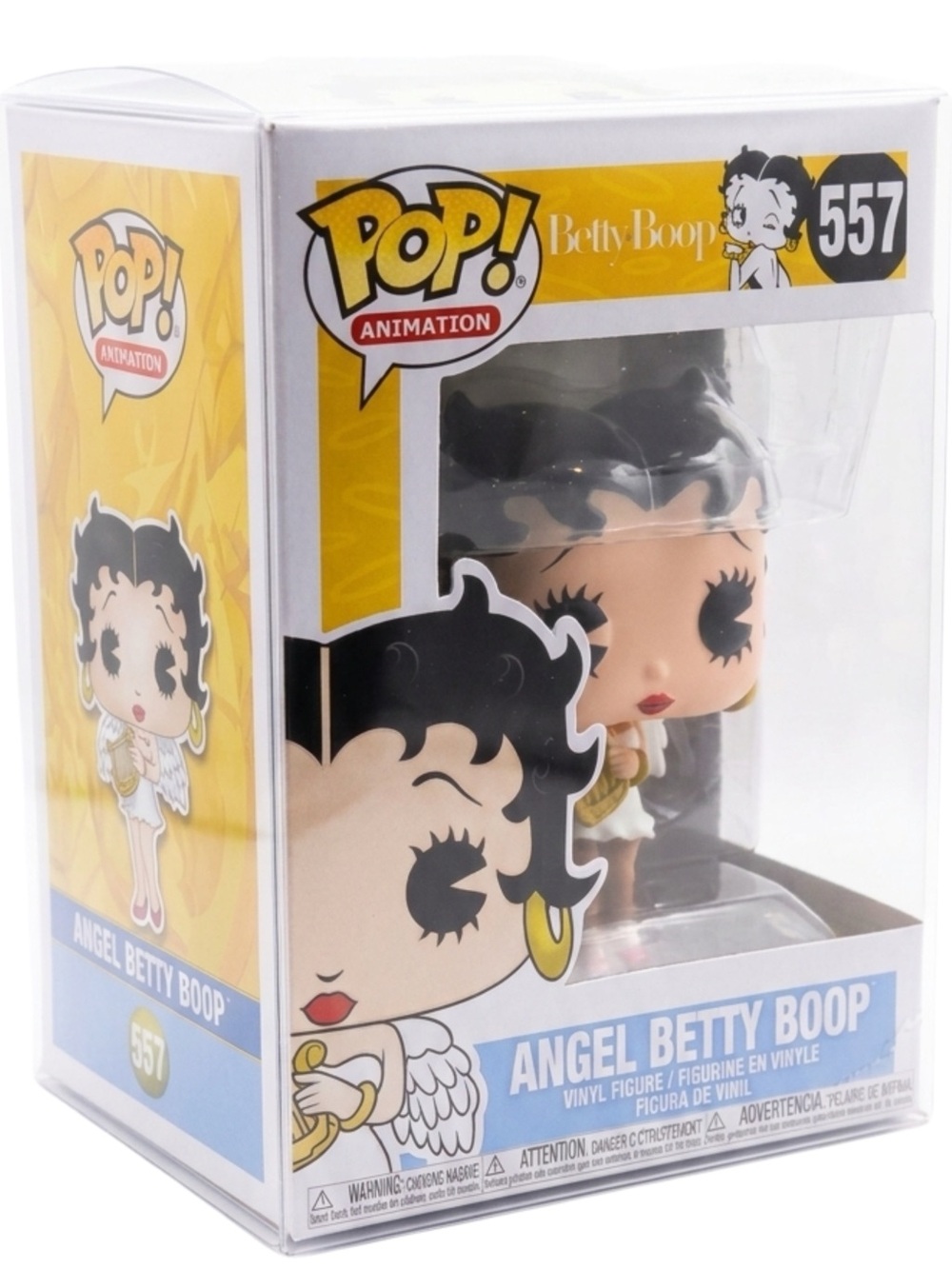 Funko POP! Animation — Angel Betty Boop #557 ( Vaulted & Rare ) + Case